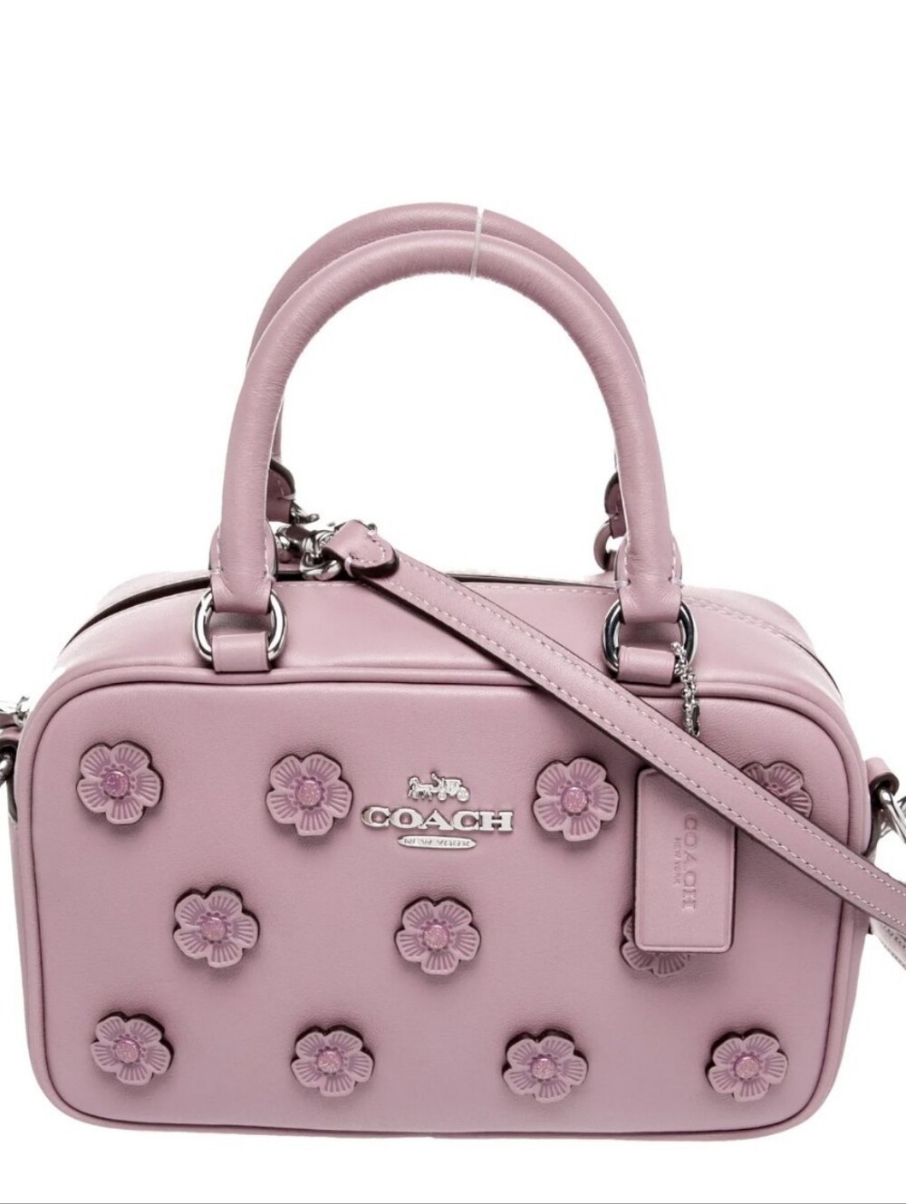 Coach Floral Appliques NWT Satchel